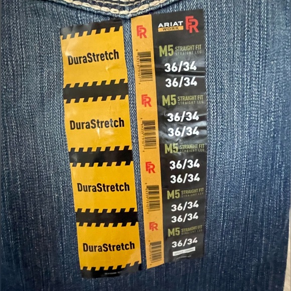 Ariat NWT Men’s M5 Ryley FR (Flame Resistant) DuraStretch Work Jeans. Size 36/34 - Picture 13 of 15